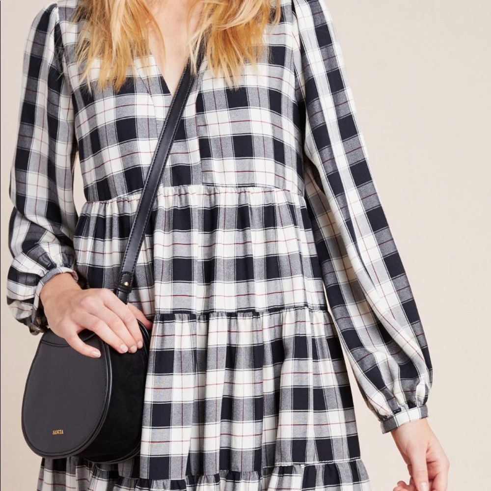 NWT Anthropologie plaid dress